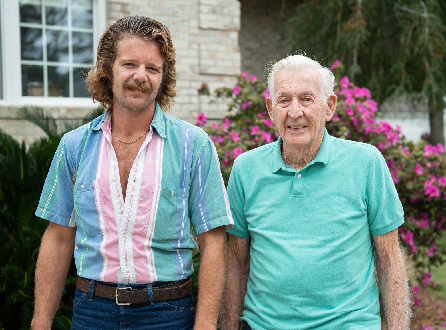 Hubert Lowe and Nathan Ingram at a Home Inspection